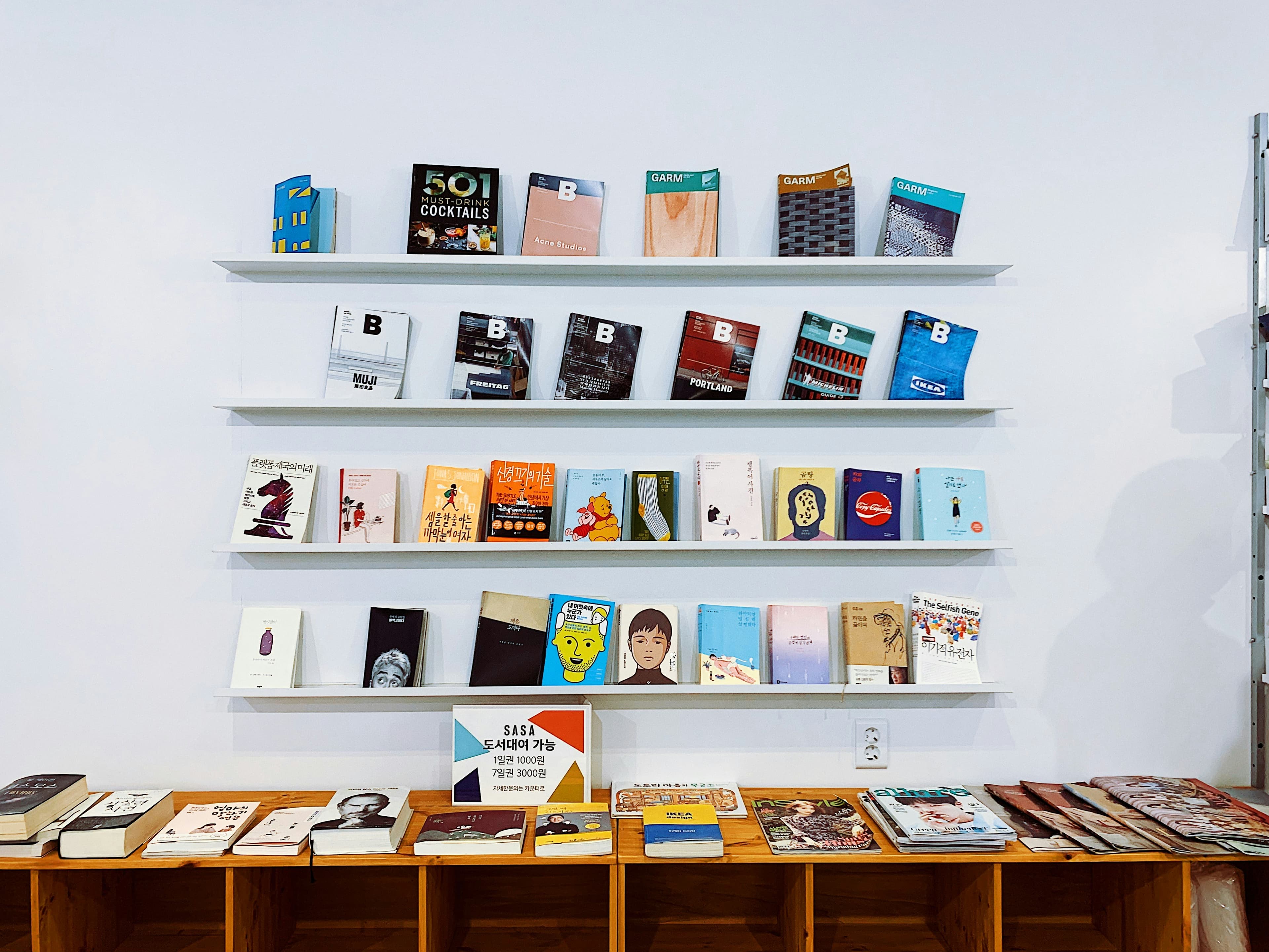 A reader's desk